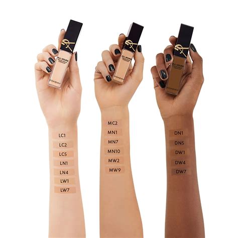 ysl all hours concealer 0.5|YSL all hours concealer swatches.